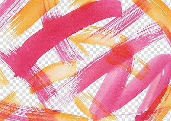 Watercolor painting , Water chalk brush transparent background PNG clipart