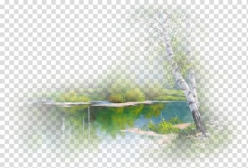 Watercolor painting Water resources Desktop Computer Close-up, Computer transparent background PNG clipart