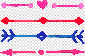 Watercolor painting, Watercolor Cupid's arrow transparent background PNG clipart