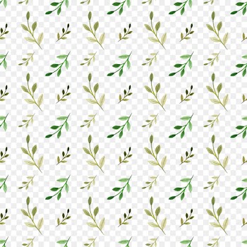 Watercolor painting - Watercolor green leaves background 