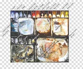 Watercolor painting Watercolor Palette Winsor & Newton, Watercolor Palette transparent background PNG clipart