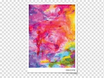 Watercolor painting , watercolor powder layer transparent background PNG clipart