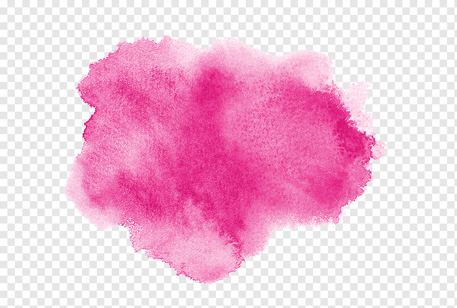 Watercolor painting, watercolor stain, texture, painting, magenta png