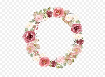 Watercolor Painting, Wreath, Flower, Pink, Fashion Accessory PNG