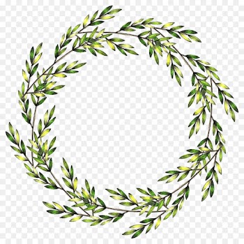 Watercolor Painting, Wreath, Painting, Red Juniper, Plant PNG