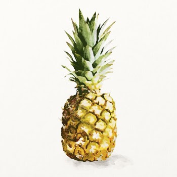 Watercolor pineapple clipart, tropical fruit | Free Photo Illustration - rawpixel