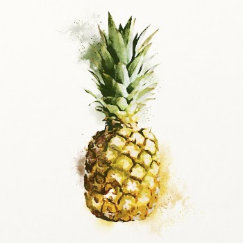 Watercolor pineapple clipart, tropical fruit | Free Photo Illustration - rawpixel