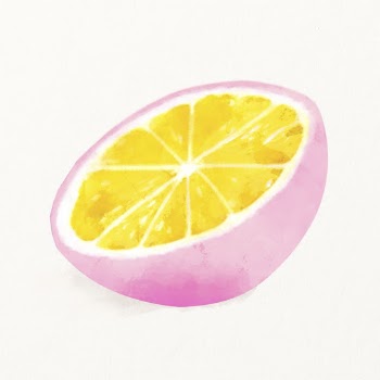 Watercolor pink lemon illustration, fruit | Free Photo Illustration - rawpixel
