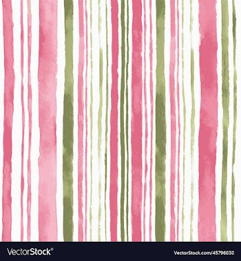 watercolor pink stripe repeat design fabric