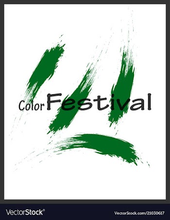 Watercolor poster square acrylic stroke card vector image