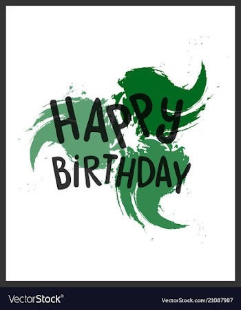 Watercolor poster square acrylic stroke card vector image