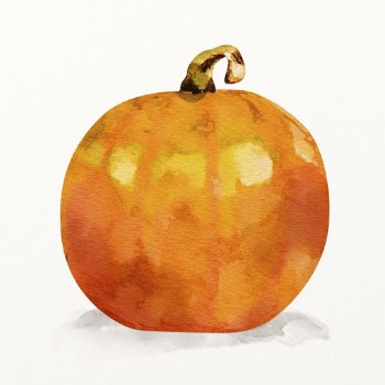 Watercolor pumpkin clipart, aesthetic vegetable | Free Photo Illustration - rawpixel