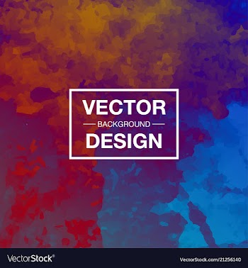 Watercolor splatter background vector image
