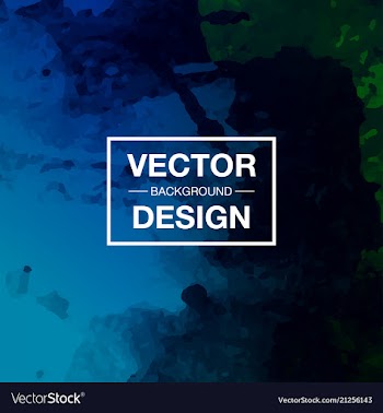 Watercolor splatter background vector image