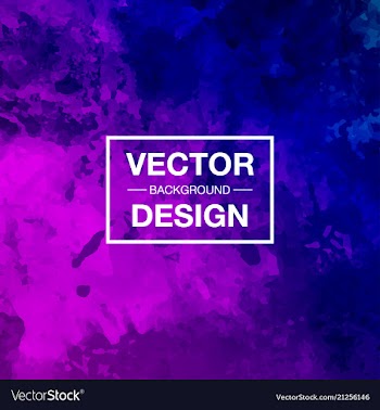Watercolor splatter background vector image