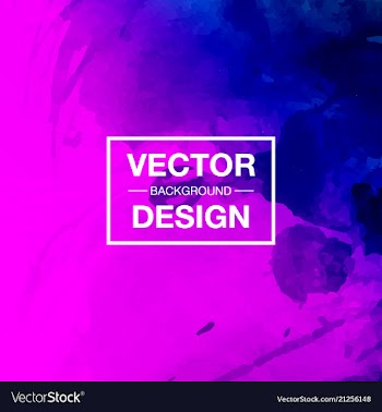 Watercolor splatter background vector image
