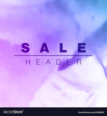 Watercolor splatter background vector image