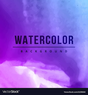 Watercolor splatter background vector image