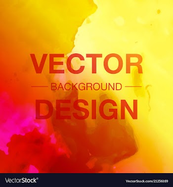 Watercolor splatter background vector image