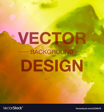Watercolor splatter background vector image