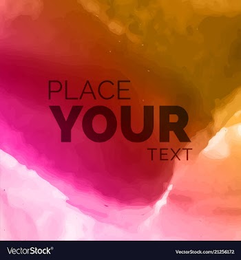 Watercolor splatter background vector image