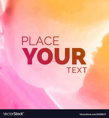 Watercolor splatter background vector image