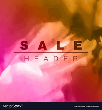Watercolor splatter background vector image