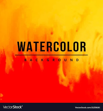 Watercolor splatter background vector image