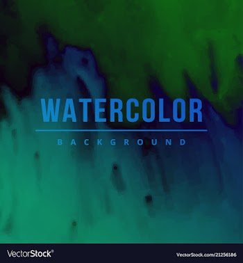 Watercolor splatter background vector image