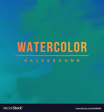 Watercolor splatter background vector image