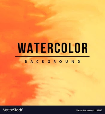 Watercolor splatter background vector image