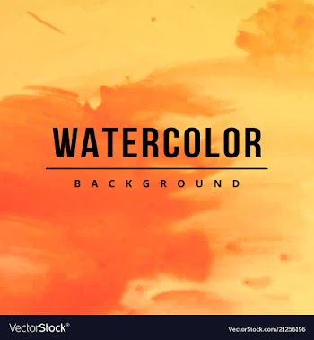 Watercolor splatter background vector image