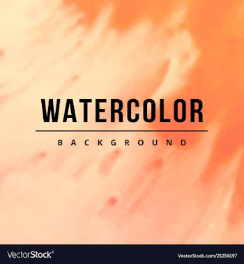 Watercolor splatter background vector image