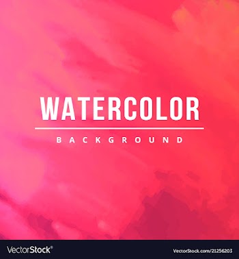 Watercolor splatter background vector image