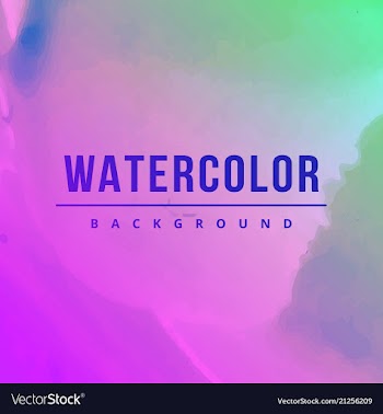Watercolor splatter background vector image