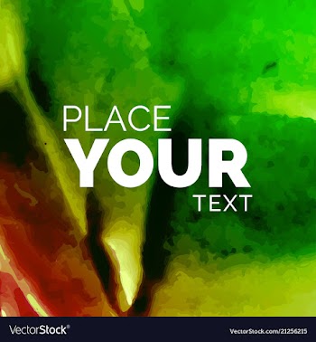 Watercolor splatter background vector image