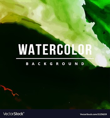 Watercolor splatter background vector image