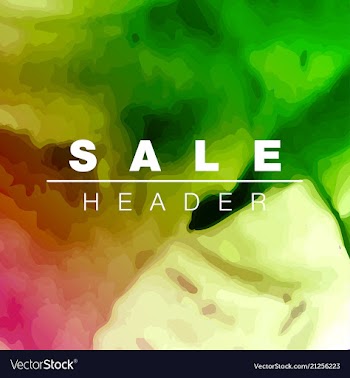 Watercolor splatter background vector image