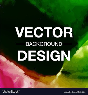 Watercolor splatter background vector image