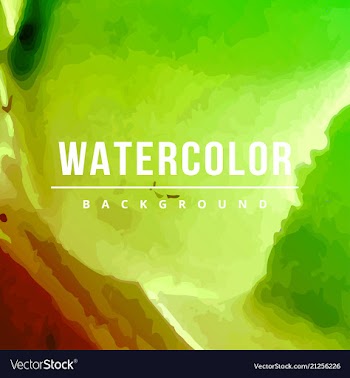 Watercolor splatter background vector image