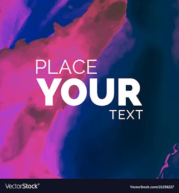 Watercolor splatter background vector image