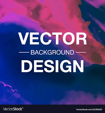 Watercolor splatter background vector image