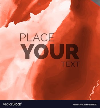 Watercolor splatter background vector image