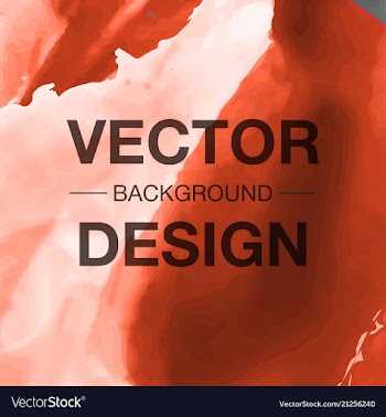 Watercolor splatter background vector image