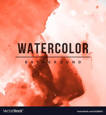 Watercolor splatter background vector image