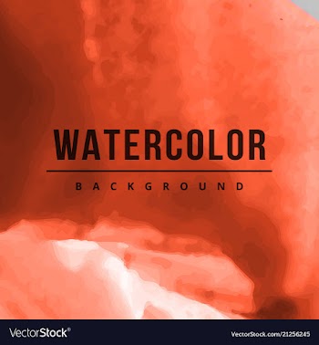 Watercolor splatter background vector image