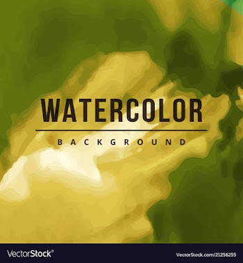 Watercolor splatter background vector image