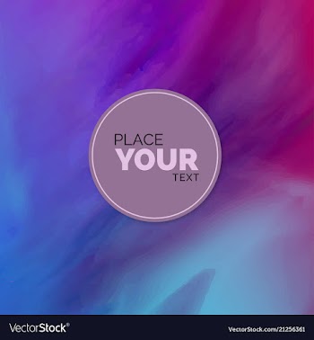 Watercolor splatter background vector image