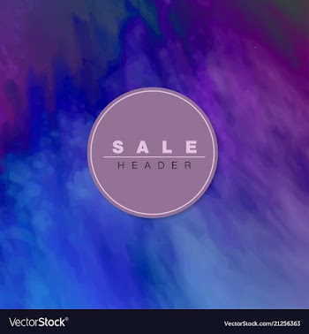 Watercolor splatter background vector image