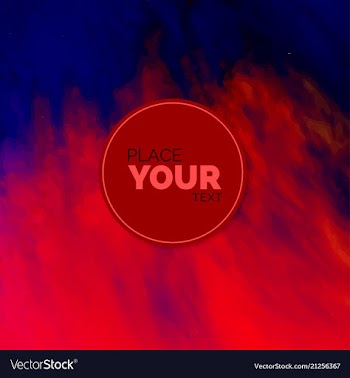 Watercolor splatter background vector image